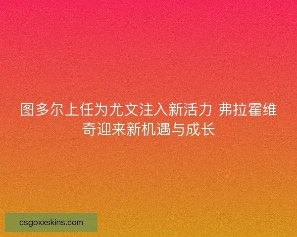 图多尔上任为尤文注入新活力 弗拉霍维奇迎来新机遇与成长